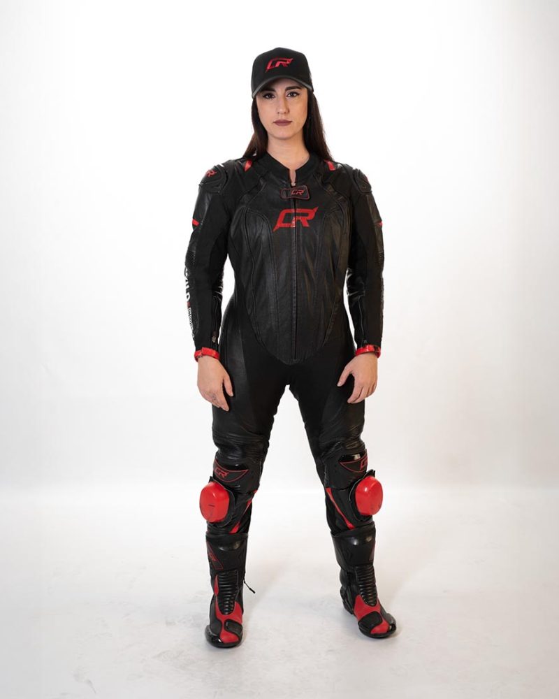 Mono moto mujer una pieza piel canguro con joroba CR Wild & Free